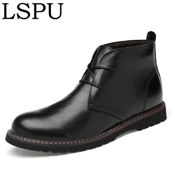 plus size 36-48 genuine leather boots winter lace up warm plush men boots ankle botas fashion men snow, Black
plus size 36-48 genuine leather boots winter lace up warm plush men boots ankle botas fashion men snow, Black