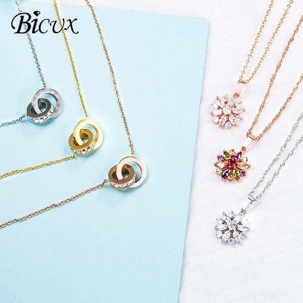 bicux stainless steel rose gold silver color crystal chains necklaces 2020 for women vintage roman necklace fashion jewelry
bicux stainless steel rose gold silver color crystal chains necklaces 2020 for women vintage roman necklace fashion jewelry