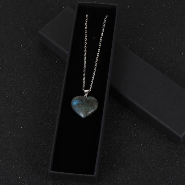 natural love heart statement labradorite pendant necklace fashion women natural stone jewelry wedding party girlfriend gift, Silver
natural love heart statement labradorite pendant necklace fashion women natural stone jewelry wedding party girlfriend gift, Silver