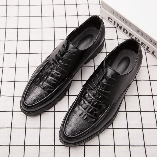 formal men dress shoes business leather shoes for men pointed toe wedding shoe man thick bottom office heren schoenen, Black
formal men dress shoes business leather shoes for men pointed toe wedding shoe man thick bottom office heren schoenen, Black