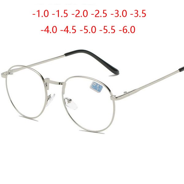 sunglasses retro oval myopia glasses finished women men metal silver/black/gold prescription eyeglasses diopter -1.0 -1.5 -2.0 to -6.0, White;black
sunglasses retro oval myopia glasses finished women men metal silver/black/gold prescription eyeglasses diopter -1.0 -1.5 -2.0 to -6.0, White;black