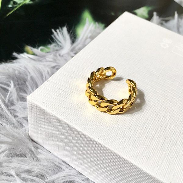 ring double-layer woven twist open ring female ins fashionable face personalized ring couple, Silver
ring double-layer woven twist open ring female ins fashionable face personalized ring couple, Silver