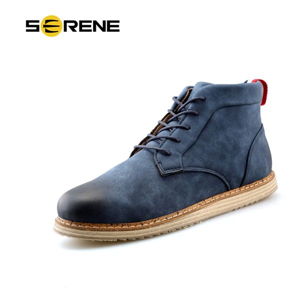 serene brand mens spring autumn winter boots fashion casual leather stitch boots highlace up ankle shoes jm-1620, Black
serene brand mens spring autumn winter boots fashion casual leather stitch boots highlace up ankle shoes jm-1620, Black