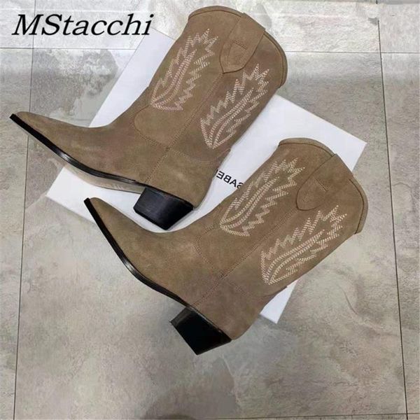 mstacchi 2020 nude suede embroidered mid-calf boots women thick heel pointed toe shoes woman warm snow boots flats knight, Black
mstacchi 2020 nude suede embroidered mid-calf boots women thick heel pointed toe shoes woman warm snow boots flats knight, Black
