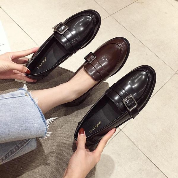 round toe casual woman shoe womens loafers shoes female footwear british style oxfords women's all-match slip-on dress retro, Black
round toe casual woman shoe womens loafers shoes female footwear british style oxfords women's all-match slip-on dress retro, Black