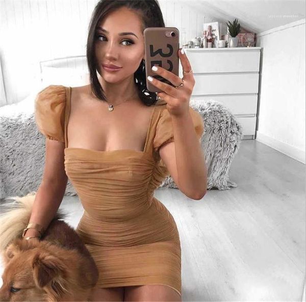 neck bodycon dress women club party dresses puff sleeve ruched mesh dress coffee color square, Black;gray
neck bodycon dress women club party dresses puff sleeve ruched mesh dress coffee color square, Black;gray