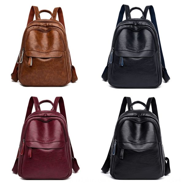 women's backpack 2020 new fashion all-match leisure travel backpack simple soft leather backpackwomen's bag fashionable autumn and
women's backpack 2020 new fashion all-match leisure travel backpack simple soft leather backpackwomen's bag fashionable autumn and