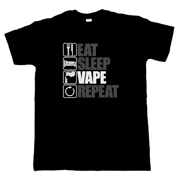 eat sleep vape repeat, mens funny, smoking t shirt, gift dad 2018 new arrival men t-shirt new sale 100 % cotton tee
eat sleep vape repeat, mens funny, smoking t shirt, gift dad 2018 new arrival men t-shirt new sale 100 % cotton tee