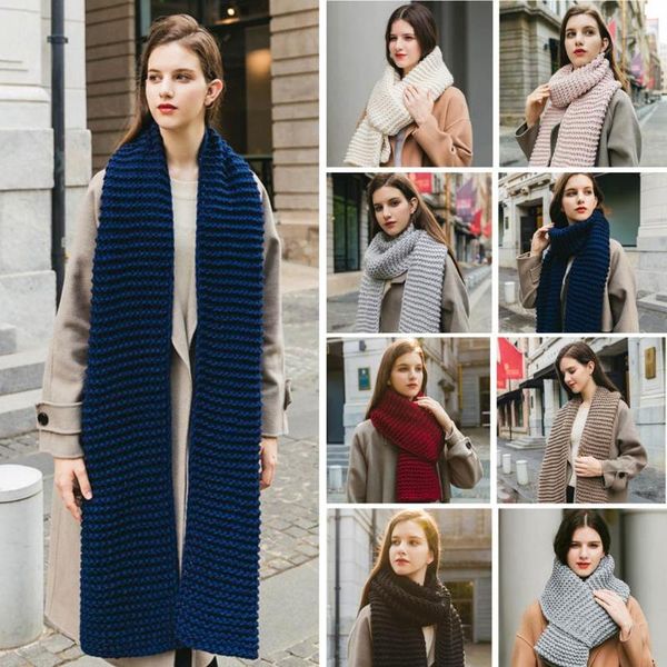 scarves korean knitted scarf women autumn and winter version of handmade thick wool pure volor ladies student couple shawl, Blue;gray
scarves korean knitted scarf women autumn and winter version of handmade thick wool pure volor ladies student couple shawl, Blue;gray