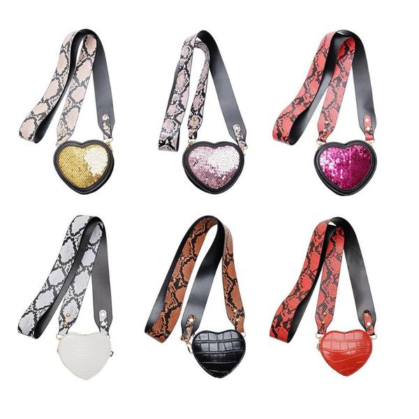 new fashion handbags multi-function love heart shape messenger bag women leather sequin small purse shoulder handbag
new fashion handbags multi-function love heart shape messenger bag women leather sequin small purse shoulder handbag
