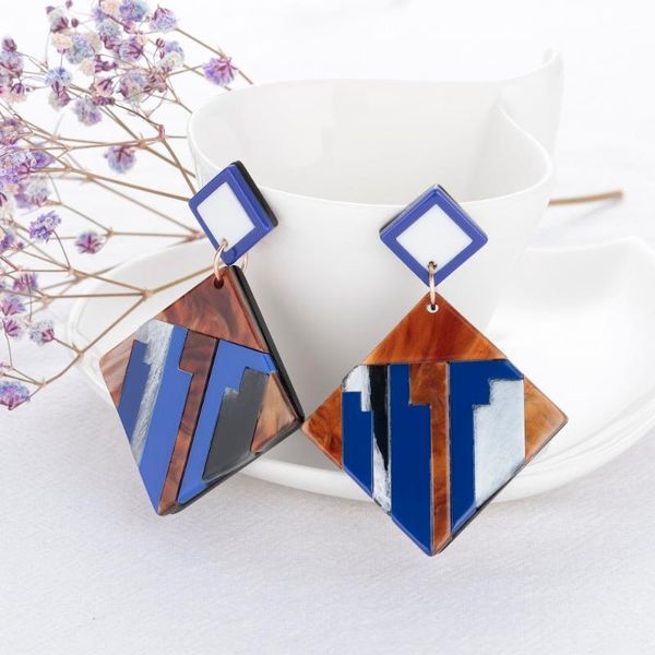 bohemia colorful square acrylic earrings for women fashion geometry stitching statement drop earrings party jewelry femme bijoux, Silver
bohemia colorful square acrylic earrings for women fashion geometry stitching statement drop earrings party jewelry femme bijoux, Silver