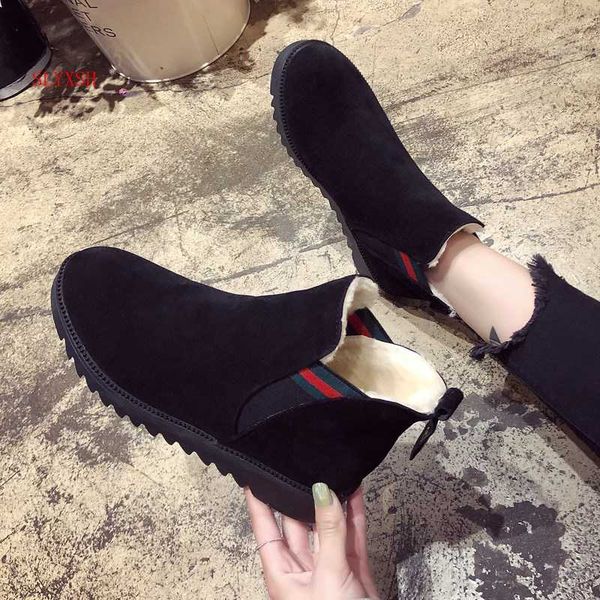women's boots 2020 fashion warm winter boots women new round toe feet women casual shoes size 35-40, Black
women's boots 2020 fashion warm winter boots women new round toe feet women casual shoes size 35-40, Black