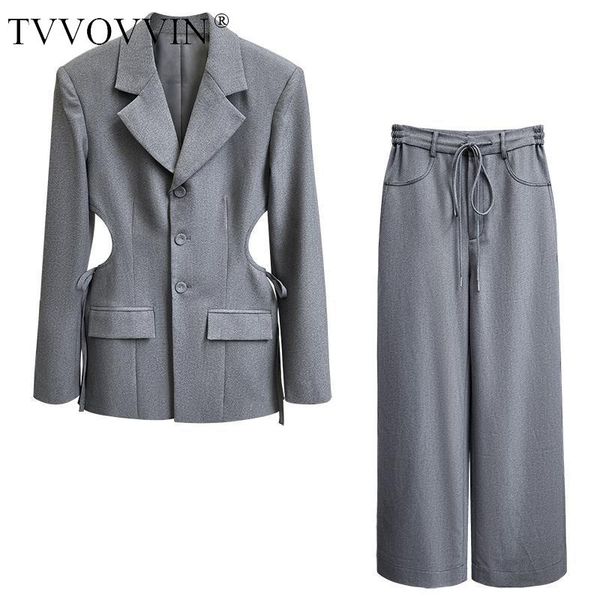 tvvovvin pant women sets suit hollow out lace up women blazer drawstring wide leg pants womens suits blazer with pants 7g14, White
tvvovvin pant women sets suit hollow out lace up women blazer drawstring wide leg pants womens suits blazer with pants 7g14, White