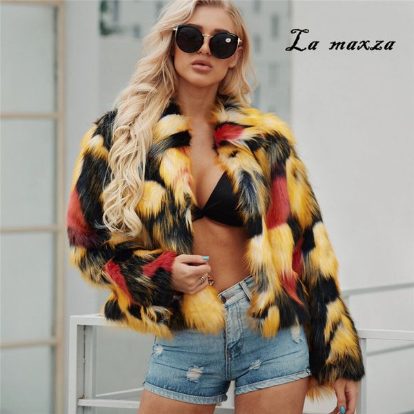 women's fur & faux womens coats winter coat 2021 casual fashion jacket plus size print korean, Black
women's fur & faux womens coats winter coat 2021 casual fashion jacket plus size print korean, Black