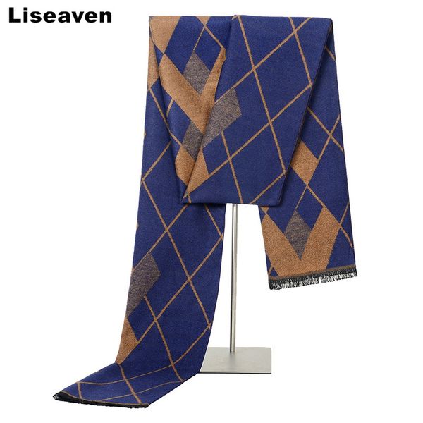 liseaven fashion design casual scarves winter men's scarf warm neckerchief geometric scarves men, Blue;gray
liseaven fashion design casual scarves winter men's scarf warm neckerchief geometric scarves men, Blue;gray