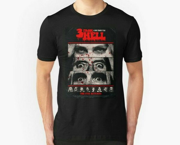 new 3 from hell three from hell rob zombie men's t-shirt size s-2xl (usa size) humorous tee shirt
new 3 from hell three from hell rob zombie men's t-shirt size s-2xl (usa size) humorous tee shirt