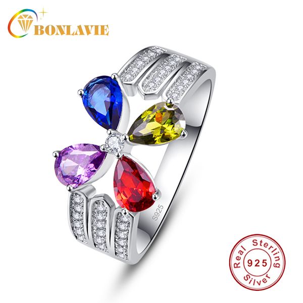 cluster rings bonlavie luxurious 4 colors flower for women wedding jewelry 925 sterling silver water drop blue yellow purple red crystal, Golden;silver
cluster rings bonlavie luxurious 4 colors flower for women wedding jewelry 925 sterling silver water drop blue yellow purple red crystal, Golden;silver