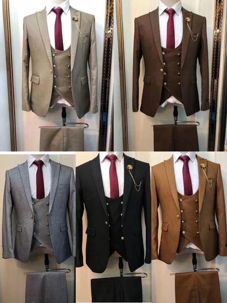 men suits for men custom made terno slim groom custom 3 piece wedding mens suit masculino(jacket+pant+vest) in stock, White;black
men suits for men custom made terno slim groom custom 3 piece wedding mens suit masculino(jacket+pant+vest) in stock, White;black