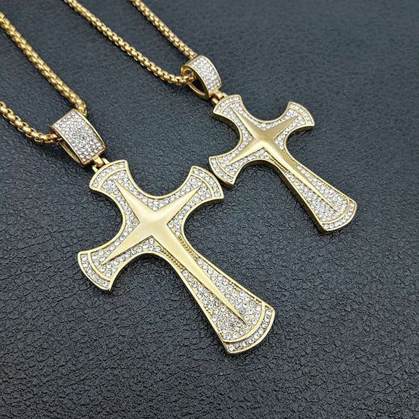 hip hop rhinestones paved bling iced out stainless steel knight templar cross pendants necklaces for men rapper jewelry, Silver
hip hop rhinestones paved bling iced out stainless steel knight templar cross pendants necklaces for men rapper jewelry, Silver