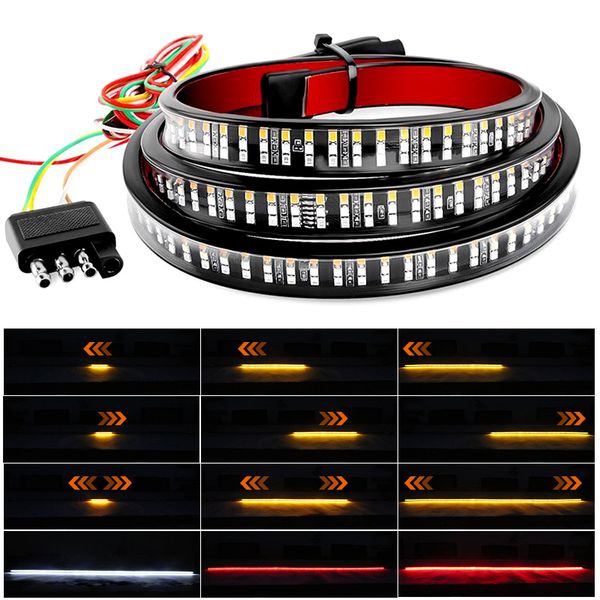 48/60inch car brake turn light warning signal flexible led strip rear tail running reverse double flash lights for pickup truck
48/60inch car brake turn light warning signal flexible led strip rear tail running reverse double flash lights for pickup truck