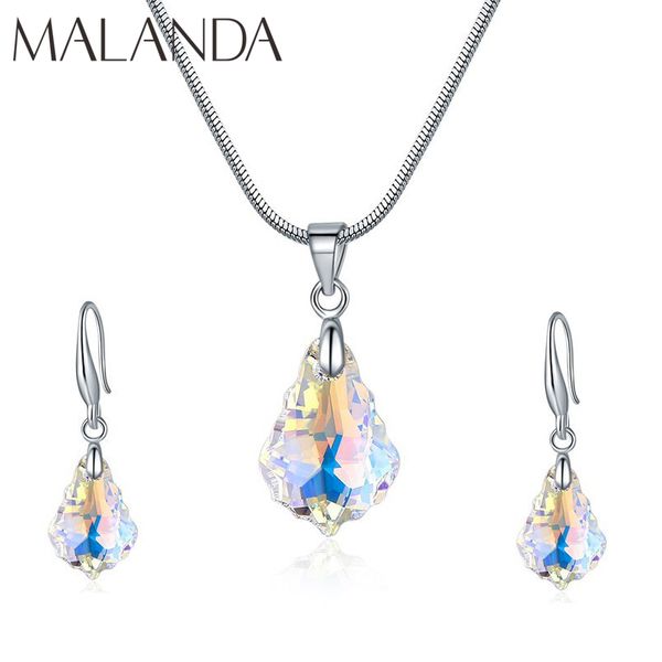 malanda моды кристалл от set water drop ожерелье серьги для женщин ювелирные наборы партии подарка венчания аксессуары, Silver
malanda моды кристалл от set water drop ожерелье серьги для женщин ювелирные наборы партии подарка венчания аксессуары, Silver