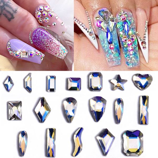 nail art decorations 1 box heart star flat back rhinestones mixed size bling water drop stones diy tips, Silver;gold
nail art decorations 1 box heart star flat back rhinestones mixed size bling water drop stones diy tips, Silver;gold