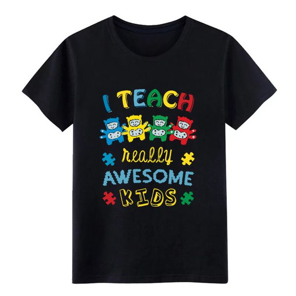 men's autism i teach awesome kids t shirt custom cotton euro size s-3xl costume crazy new style spring autumn novelty shirt
men's autism i teach awesome kids t shirt custom cotton euro size s-3xl costume crazy new style spring autumn novelty shirt