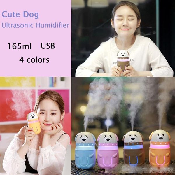 cute pet dog ultrasonic air humidifier usb moisturizing ultra-fine spray night light multi-color for office car room
cute pet dog ultrasonic air humidifier usb moisturizing ultra-fine spray night light multi-color for office car room