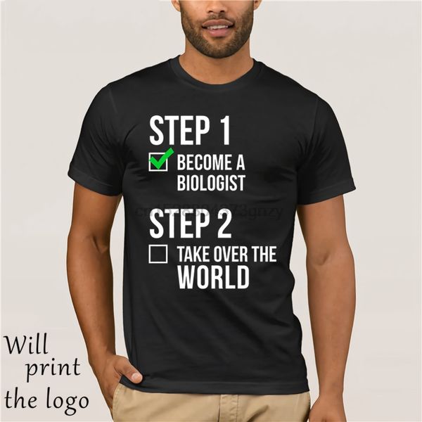 fashion step1 step2 become a biologist take over the world print t-shirt cotton casual
fashion step1 step2 become a biologist take over the world print t-shirt cotton casual