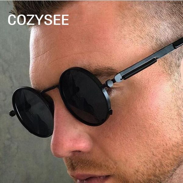 luxury italian brand oversized sunglasses men/women round metal frame sun glasses coating mirror steampunk lunettes de soleil, White;black
luxury italian brand oversized sunglasses men/women round metal frame sun glasses coating mirror steampunk lunettes de soleil, White;black