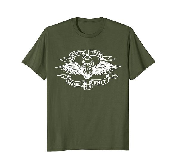 2019 fashion oketz t-shirt - idf k9 unit. israel army canine dog logo tee tee shirt