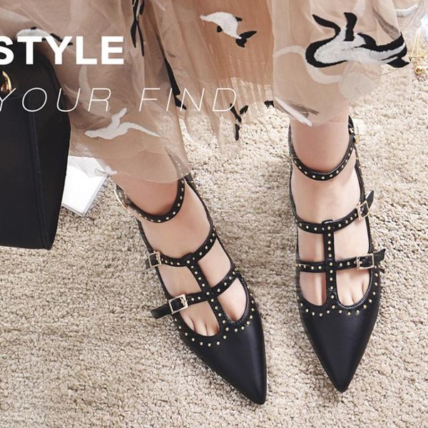 lovirs boutique women pointed toe rivets studded low heel pumps genuine leather luxury design elegant casual women shoes, Black
lovirs boutique women pointed toe rivets studded low heel pumps genuine leather luxury design elegant casual women shoes, Black