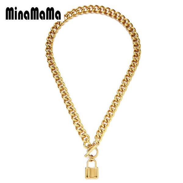 stainless steel padlock pendant necklaces hip hop chunky chain lock necklaces men women's fashion jewelry for gifts, Silver
stainless steel padlock pendant necklaces hip hop chunky chain lock necklaces men women's fashion jewelry for gifts, Silver