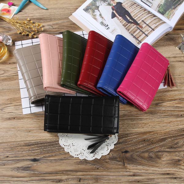 2020 new fashion long pu women wallet carteira femme clutch women's purse phone wallet female case phone pocket, Red;black
2020 new fashion long pu women wallet carteira femme clutch women's purse phone wallet female case phone pocket, Red;black