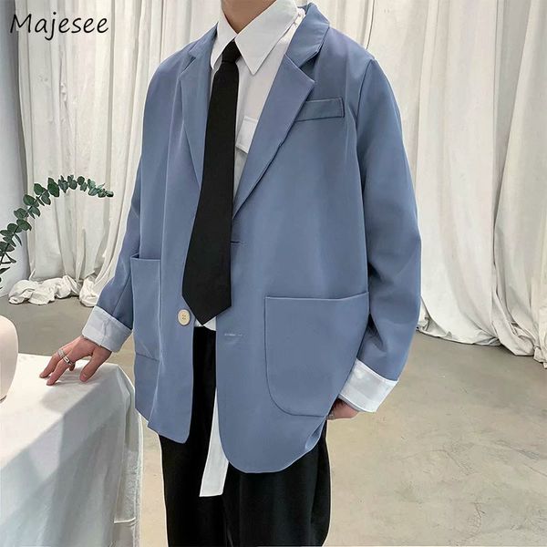 blazers men pockets single breasted summer korean style youth casual club wear all-match fashion daily loose new arrival trendy, White;black
blazers men pockets single breasted summer korean style youth casual club wear all-match fashion daily loose new arrival trendy, White;black