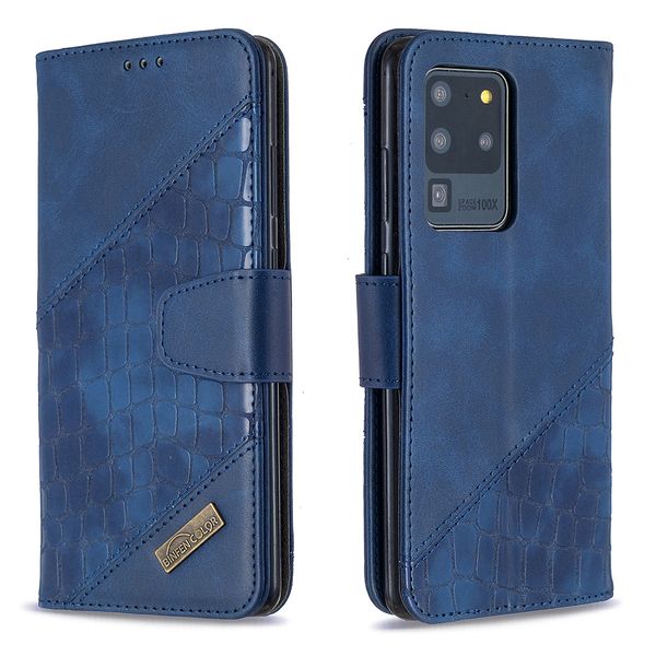 for samsung galaxy s20/s20 plus/s20 ultra case flip cover stand wallet pu leather color matching crocodile with card slot
for samsung galaxy s20/s20 plus/s20 ultra case flip cover stand wallet pu leather color matching crocodile with card slot