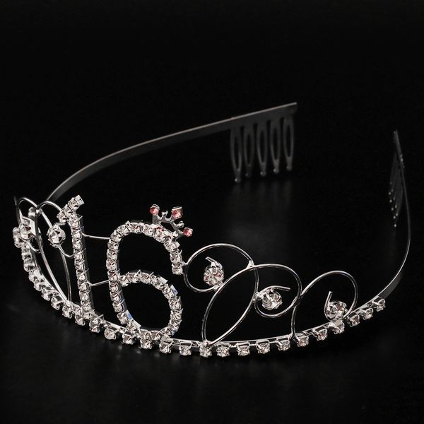 день рождения crown tiara princess 18//30/40 /50 корона аксессуары для волос, Silver
день рождения crown tiara princess 18//30/40 /50 корона аксессуары для волос, Silver