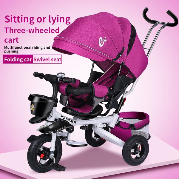 folding children's tricycle multi-functional baby bicycle lie down baby stroller for 1-3-5 years old
folding children's tricycle multi-functional baby bicycle lie down baby stroller for 1-3-5 years old
