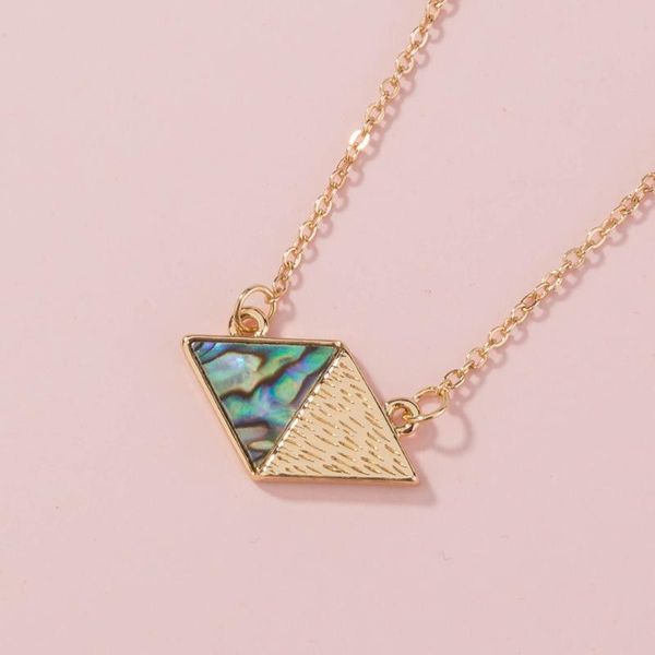 pendant necklaces fashion resin abalone shell rhombus bar alloy metal bauble charm necklace jewelry summer beach accessories party gift, Silver
pendant necklaces fashion resin abalone shell rhombus bar alloy metal bauble charm necklace jewelry summer beach accessories party gift, Silver