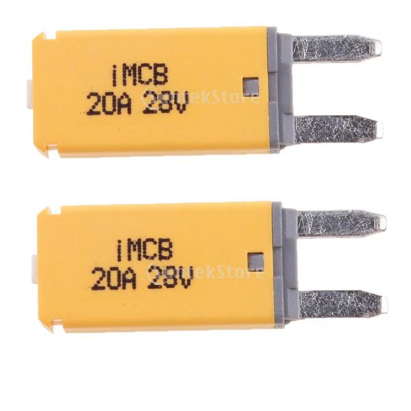 2 pack auto car truck electrical protection blade fuse manual reset mini circuit breaker blade fuse 20a yellow
2 pack auto car truck electrical protection blade fuse manual reset mini circuit breaker blade fuse 20a yellow