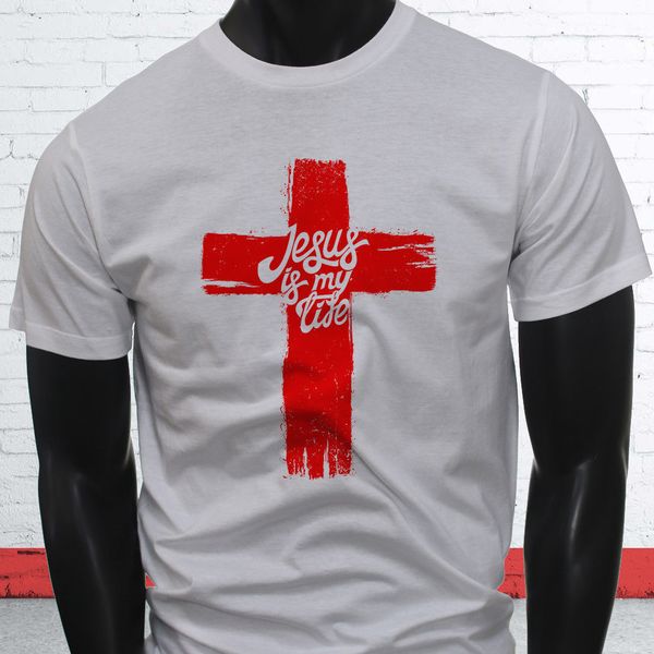 2019 fashion jesus is my life cross christian faith bible love mens white t-shirt 100% cotton
2019 fashion jesus is my life cross christian faith bible love mens white t-shirt 100% cotton