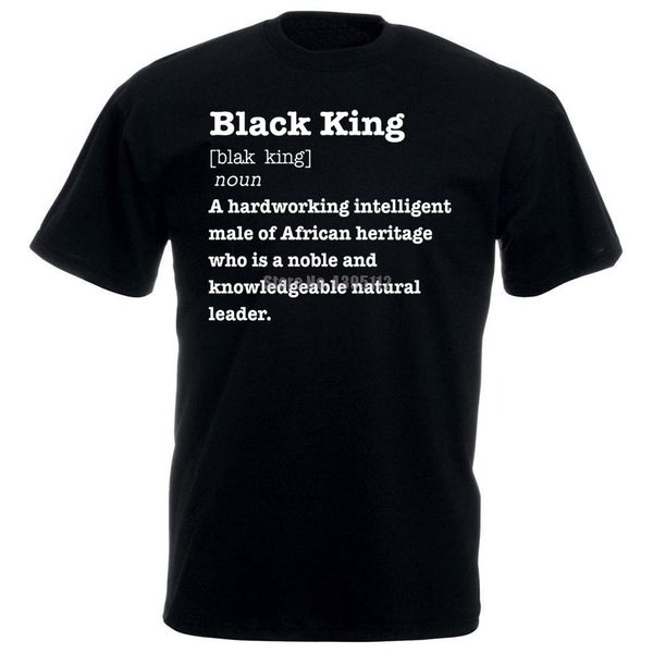 funny men t shirt custom printed 100% cotton t-shirts novelty women black king definition african pride melanin educated
funny men t shirt custom printed 100% cotton t-shirts novelty women black king definition african pride melanin educated