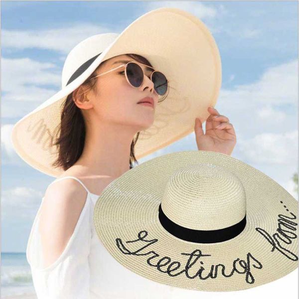 wzcx 2020 new sequin letter wide brim casual beach hat tide korean version summer women straw hat cap, Blue;gray
wzcx 2020 new sequin letter wide brim casual beach hat tide korean version summer women straw hat cap, Blue;gray