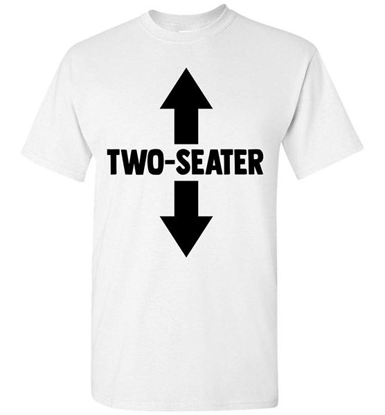 two seater arrow funny gag gift dad joke t-shirt summer fashion men t shirt cotton casual shirt white top
two seater arrow funny gag gift dad joke t-shirt summer fashion men t shirt cotton casual shirt white top