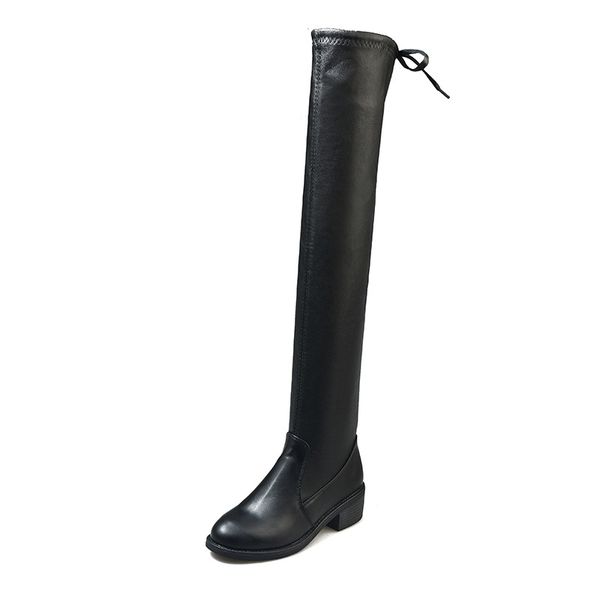 winter over the knee boots women stretch leather thigh high woman thin plus velvet shoes bota feminina zapatos de mujer, Black
winter over the knee boots women stretch leather thigh high woman thin plus velvet shoes bota feminina zapatos de mujer, Black