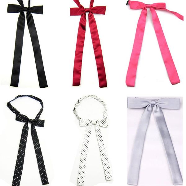 women ladies wedding banquet long bow tie solid polka dots adjustable necktie bwtyy0502, Blue;purple
women ladies wedding banquet long bow tie solid polka dots adjustable necktie bwtyy0502, Blue;purple