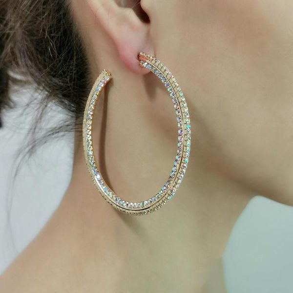 hoop & huggie manilai rhinestones crystal earrings for women charm statement circular big luxury wedding party jewelry 2021, Golden;silver
hoop & huggie manilai rhinestones crystal earrings for women charm statement circular big luxury wedding party jewelry 2021, Golden;silver