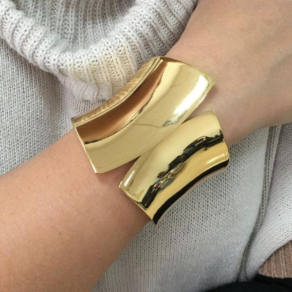 classic punk shiny surface alloy statement cuff bracelets for women fashion jewelry big alloy bangles wholesale ukmoc, Black
classic punk shiny surface alloy statement cuff bracelets for women fashion jewelry big alloy bangles wholesale ukmoc, Black