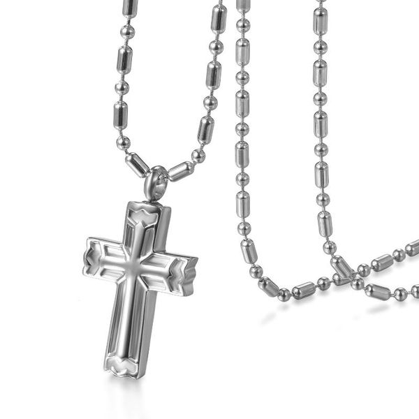boniskiss men's cross necklaces stainless steel jewelry for man a pendant necklace for ashes of pet dogs women choker jewelry, Silver
boniskiss men's cross necklaces stainless steel jewelry for man a pendant necklace for ashes of pet dogs women choker jewelry, Silver