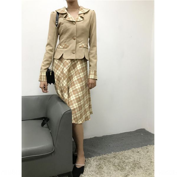 french plaid professional temperament skirt two-piece women's early autumn french plaid professional temperament suit skirt two-piec, Gray
french plaid professional temperament skirt two-piece women's early autumn french plaid professional temperament suit skirt two-piec, Gray
